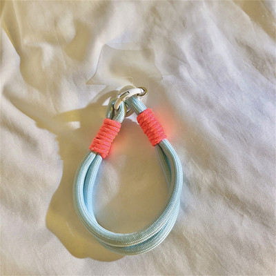 Χαριτωμένα χρώματα καραμέλας Αλυσίδα τηλεφώνου για κινητά τηλέφωνα Κοντός ιμάντας Anti-lost Lanyard Αλυσίδα κοσμήματα Τηλεφωνικά λουριά καρπού Κρεμαστά αξεσουάρ σχοινιού