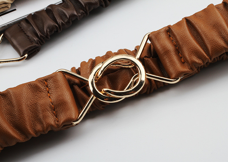 Korsett Cinch vöö naistele elastne veniv nahk Cummerbunds Moodne geomeetriline pandlaga kleit, mantel vööriiete aksessuaar