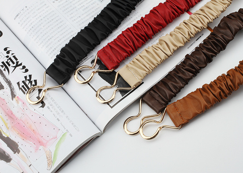 Korsett Cinch vöö naistele elastne veniv nahk Cummerbunds Moodne geomeetriline pandlaga kleit, mantel vööriiete aksessuaar