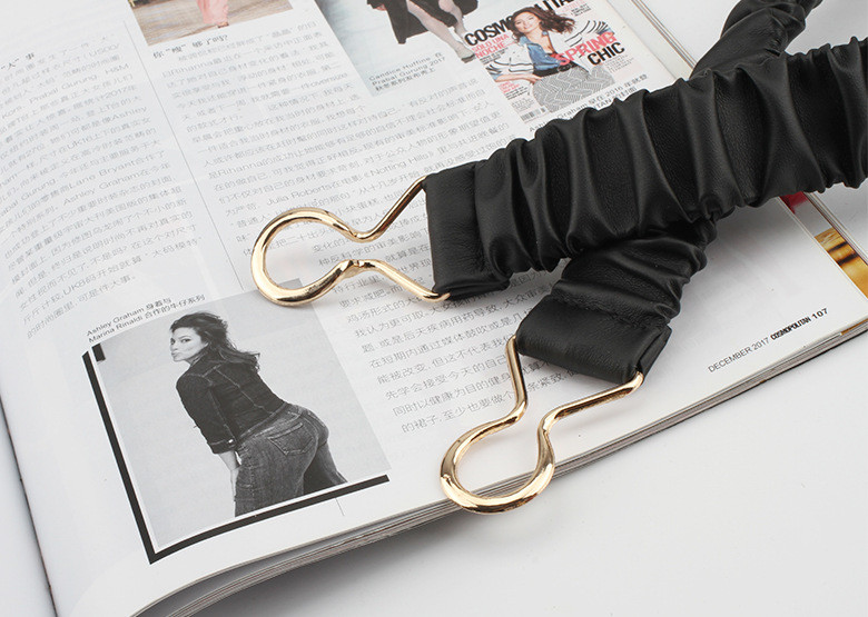 Korsett Cinch vöö naistele elastne veniv nahk Cummerbunds Moodne geomeetriline pandlaga kleit, mantel vööriiete aksessuaar