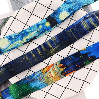 CA100 Art series Van Gogh κορδόνι για κουμπιά τηλέφωνο Cool Neck Strap Monet κορδόνι για σφυρίχτρα κάμερας σήμα ID χαριτωμένα δώρα