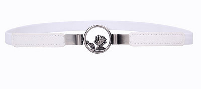 Must sulamist lilleline pannal õhuke elastne vöökoht Kuldsed pandlad Naiste kõhn vöökleit Cummerbund PU-nahast mustad venivad vööd