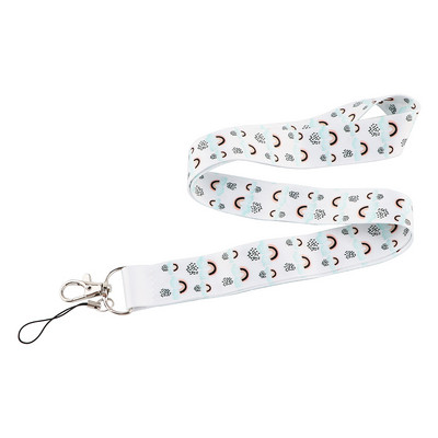 CB802 vikerkaarepael Cartoon kaelarihm võtmehoidja jaoks ID-kaardi märgihoidja mobiiltelefoni rihmad, võtmehoidja