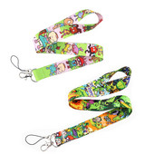 CA968 Animacinių filmų dinozaurų dirželiai Šaunūs kaklo dirželiai Mobiliojo telefono raktai ID kortelių laikiklis Raktų segtukas „Pasidaryk pats“ pakabinamos virvės.