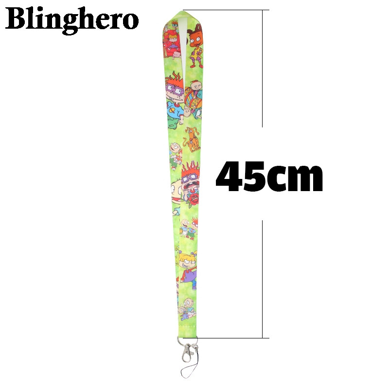 CA968 Animacinių filmų dinozaurų dirželiai Šaunūs kaklo dirželiai Mobiliojo telefono raktai ID kortelių laikiklis Raktų segtukas „Pasidaryk pats“ pakabinamos virvės.