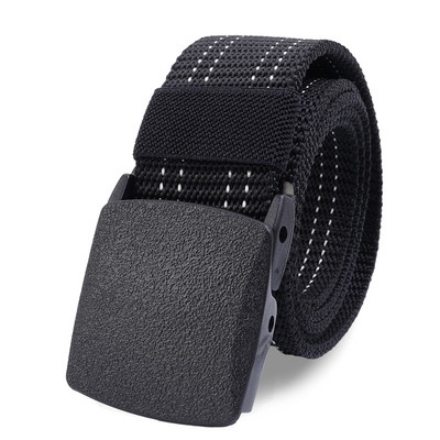 Cataramă automatăCentură confortabilă, nemetalică, militară din nailon, vânătoare în aer liber, tactică multifuncțională, curea de pânză de înaltă calitate