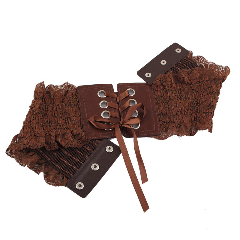 Elastični pojasevi za žene Rastezljivi korzet Visokokvalitetni ženski struk Crveni modni ženski široki pojas za žensku haljinu DT082