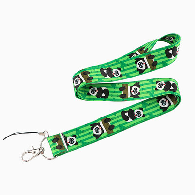 Animacinio filmo mielos pandos juostelės Kawaii mobiliojo telefono virvelės Mobiliojo telefono laikiklis USB ženkliuko kaklo dirželis pakabinamas virvelė