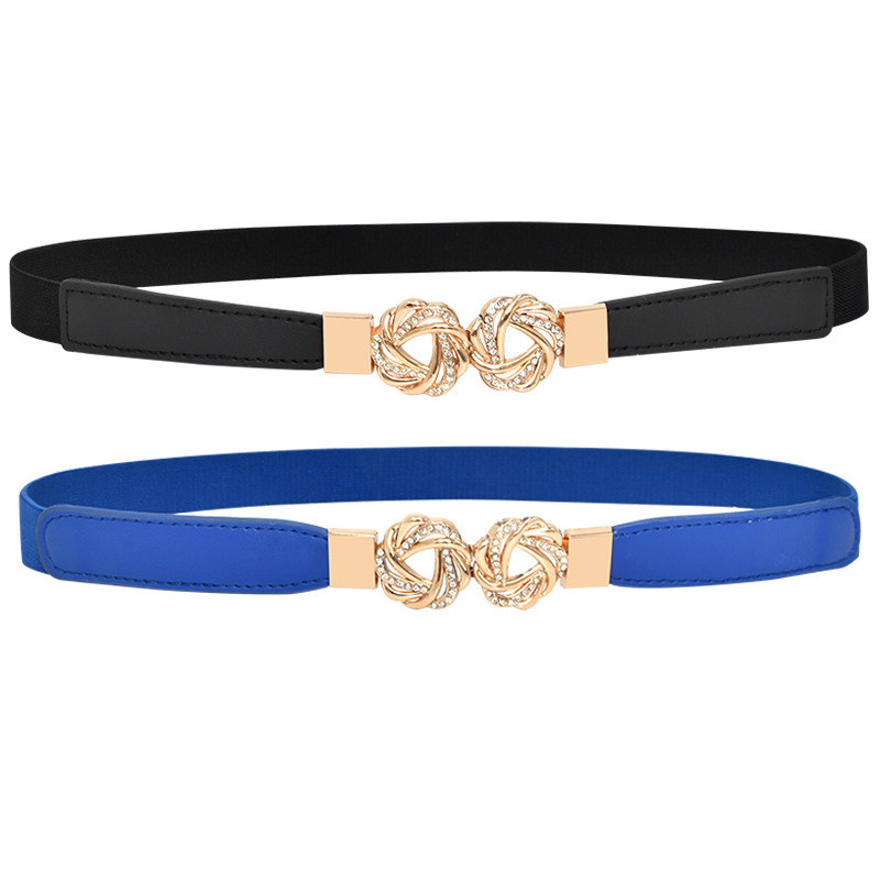 Uued 68*2,5 cm Korea moe naiste kaunistatud elastsed laia vöö pandlaga kleidi kampsunrihmad naistele naiste luksuslik disainerbränd