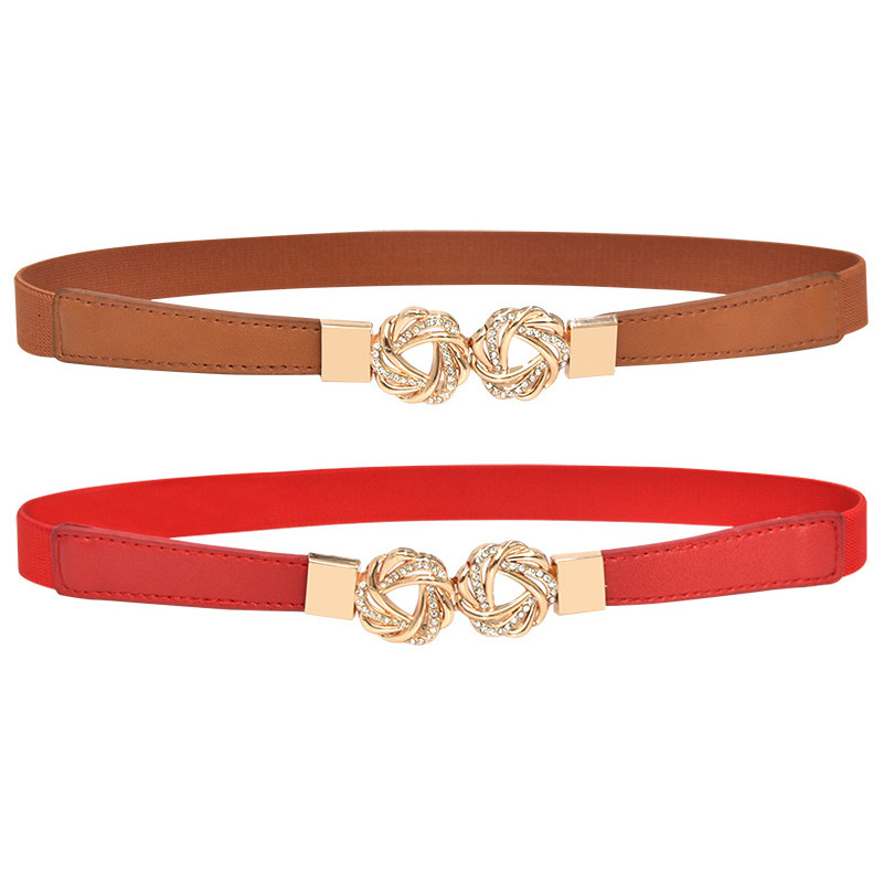 Uued 68*2,5 cm Korea moe naiste kaunistatud elastsed laia vöö pandlaga kleidi kampsunrihmad naistele naiste luksuslik disainerbränd