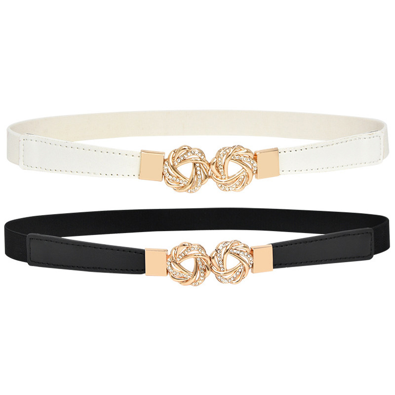 Uued 68*2,5 cm Korea moe naiste kaunistatud elastsed laia vöö pandlaga kleidi kampsunrihmad naistele naiste luksuslik disainerbränd