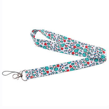 Doctor Nurse Theme Lanyards for Keychain ID Κάτοχοι σημάτων κινητού τηλεφώνου Σχοινί κλειδιού κορδόνι λαιμού Αξεσουάρ μπρελόκ Δώρα