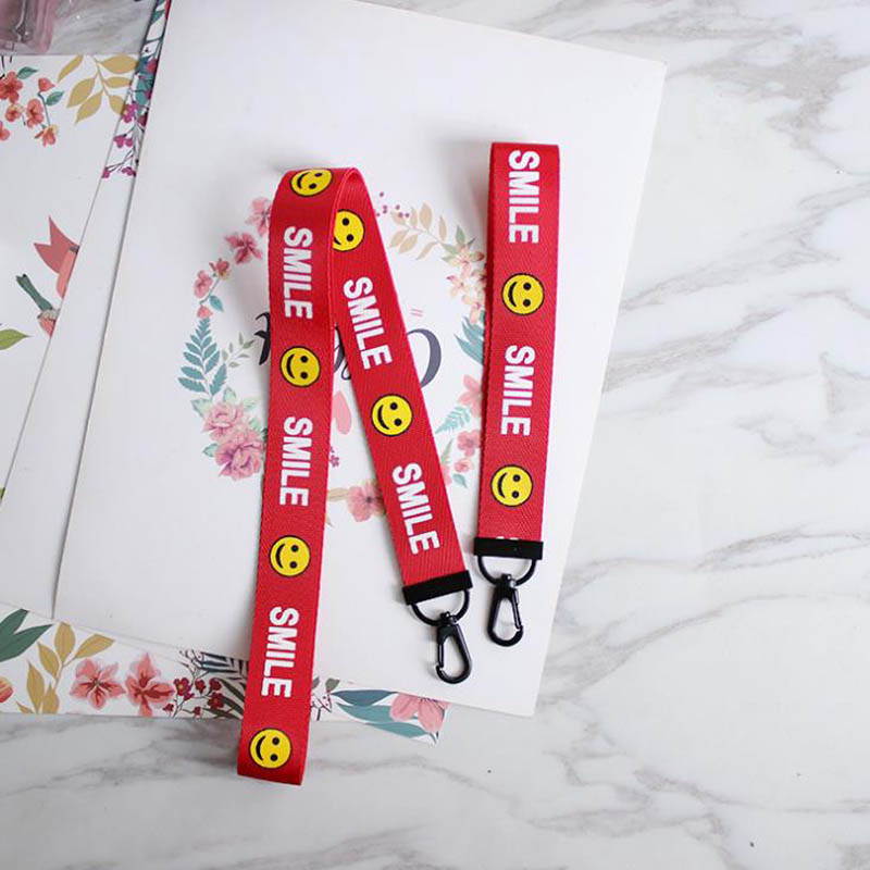 Šypsenos juostelė Raktų pakabukas Raktų pakabukas Moterims Telefono Dėklas Piniginė Trumpas Ilgas Kaspinas Krepšiui Pakabukai Automobilio raktų pakabukas Papuošalai