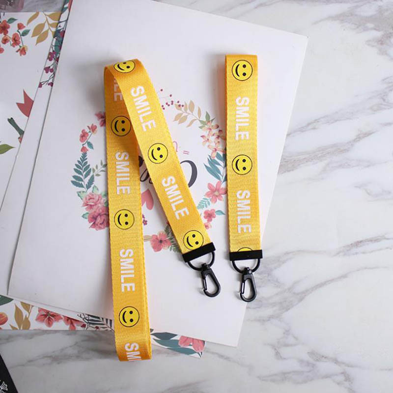 Šypsenos juostelė Raktų pakabukas Raktų pakabukas Moterims Telefono Dėklas Piniginė Trumpas Ilgas Kaspinas Krepšiui Pakabukai Automobilio raktų pakabukas Papuošalai