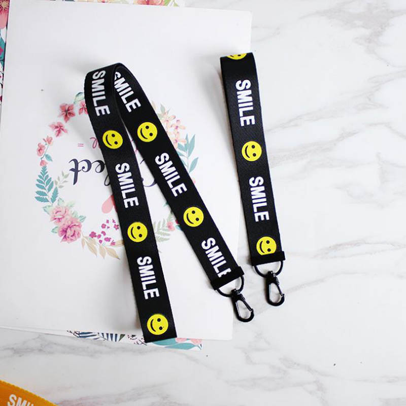 Šypsenos juostelė Raktų pakabukas Raktų pakabukas Moterims Telefono Dėklas Piniginė Trumpas Ilgas Kaspinas Krepšiui Pakabukai Automobilio raktų pakabukas Papuošalai