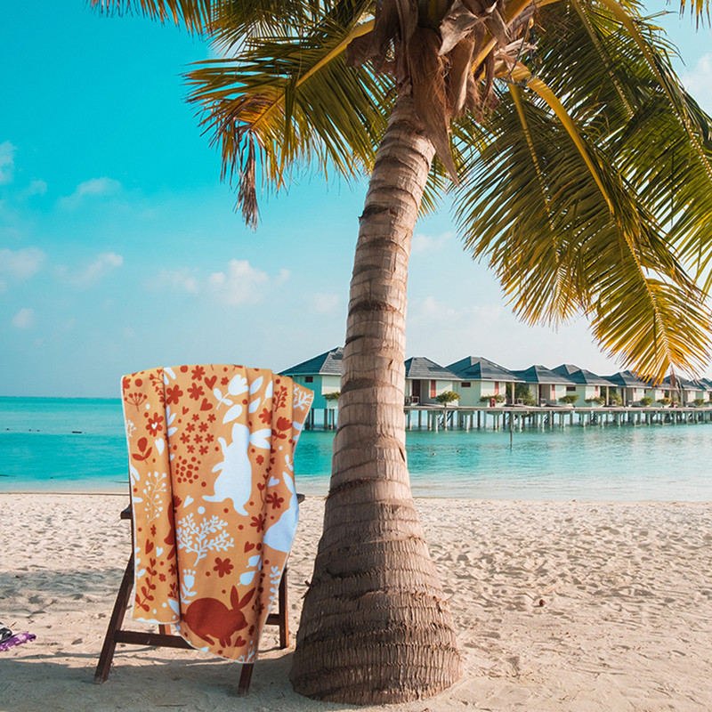 Unisex greitai džiūstantis paplūdimio chalatas vasaros gyvūnų modelio banglenčių pončo dvipusis aksomas, skirtas pajūrio baseinui