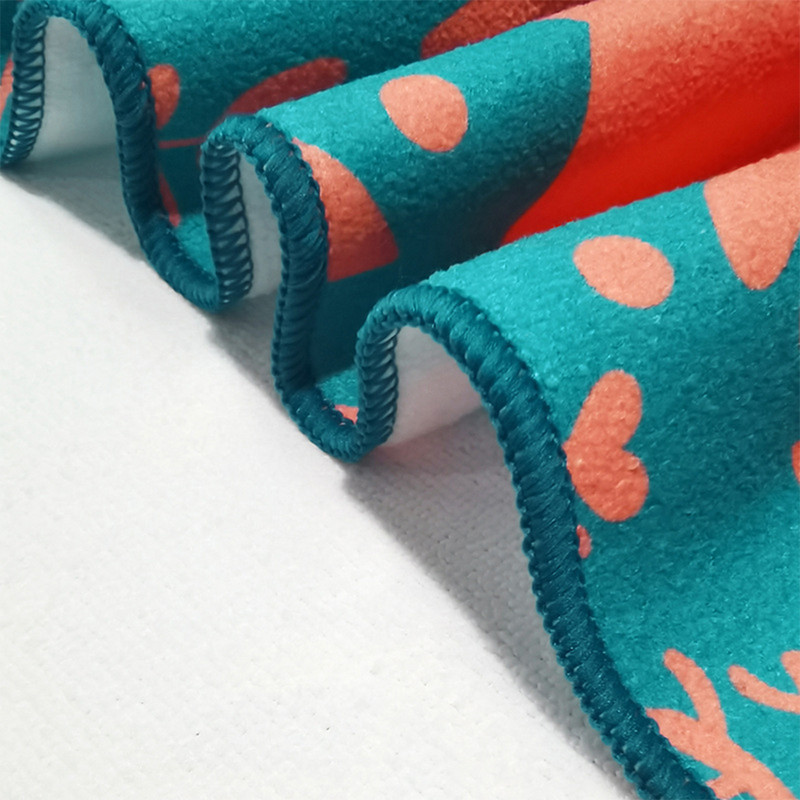 Unisex greitai džiūstantis paplūdimio chalatas vasaros gyvūnų modelio banglenčių pončo dvipusis aksomas, skirtas pajūrio baseinui