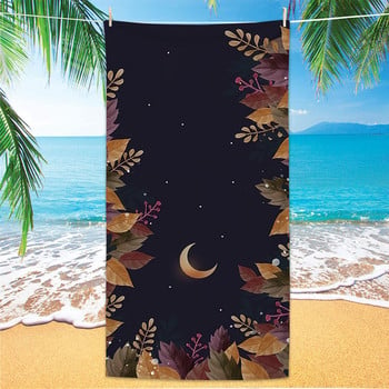 70cmx140cm Boho плажна кърпа Водни спортове на открито Плуване Хавлиена кърпа Бързосъхнеща кърпа Микрофибърна плажна кърпа Печатна кърпа