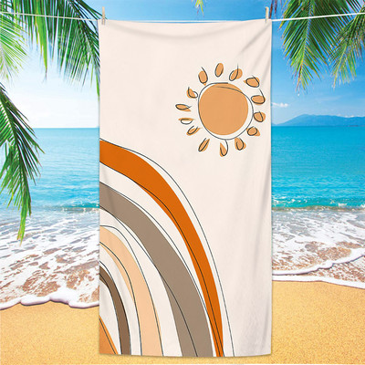 70 cm x 140 cm Boho paplūdimio rankšluostis lauko vandens sportui plaukimo vonios rankšluostis greitai džiūstantis rankšluostis iš mikropluošto paplūdimio rankšluosčiu spausdintas rankšluostis