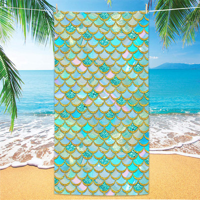 70 cm x 140 cm Boho paplūdimio rankšluostis lauko vandens sportui plaukimo vonios rankšluostis greitai džiūstantis rankšluostis iš mikropluošto paplūdimio rankšluosčiu spausdintas rankšluostis