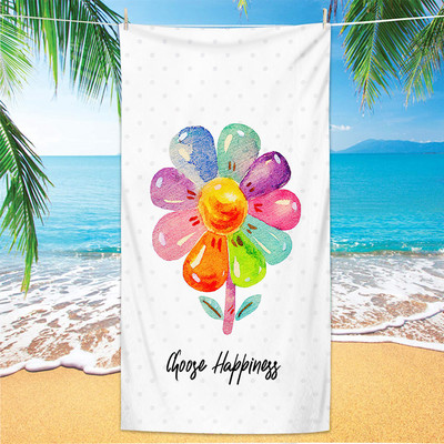 70 cm x 140 cm Boho paplūdimio rankšluostis lauko vandens sportui plaukimo vonios rankšluostis greitai džiūstantis rankšluostis iš mikropluošto paplūdimio rankšluosčiu spausdintas rankšluostis