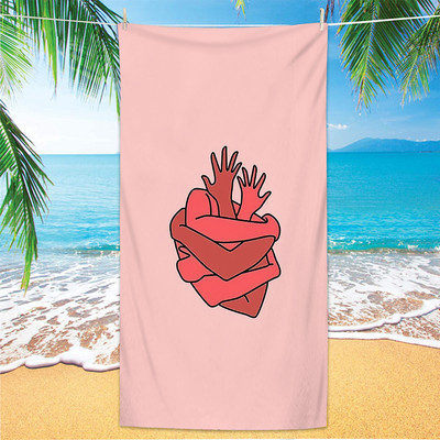 70 cm x 140 cm Boho paplūdimio rankšluostis lauko vandens sportui plaukimo vonios rankšluostis greitai džiūstantis rankšluostis iš mikropluošto paplūdimio rankšluosčiu spausdintas rankšluostis