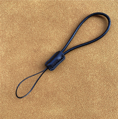 Mobiliojo telefono grandinėlė, odinė virvė mobiliojo telefono žavesiui, karvės odos dirželis, trumpas, paprastas rankų darbo raktų pakabukas, apsaugantis nuo praradimo