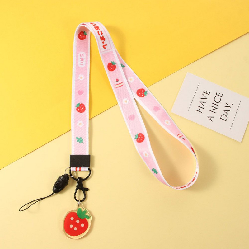 Hoidja kaelarihm Avokaado riputada võtmehoidja kaelarihm ID-kaardi hoidja kaelarihm Mobiiltelefoni tarvikud