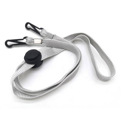 Reguliuojama veido kaukė dirželis Patogus laikiklis, virvė, apsauganti nuo nukritimo kaukė, kabanti ant kaklo.