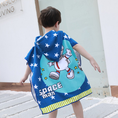 Πετσέτα μπάνιου 2023 με κουκούλα και καπέλα για παιδιά Απορροφητικό χαριτωμένο κινούμενα σχέδια Animal Full Vitality Swim Φορέστε μαγιό από μικροΐνες