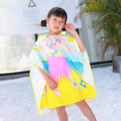 Πετσέτα μπάνιου 2023 με κουκούλα και καπέλα για παιδιά Απορροφητικό χαριτωμένο κινούμενα σχέδια Animal Full Vitality Swim Φορέστε μαγιό από μικροΐνες