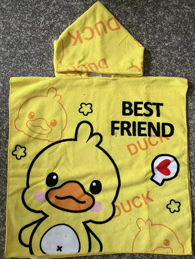 Πετσέτα μπάνιου 2023 με κουκούλα και καπέλα για παιδιά Απορροφητικό χαριτωμένο κινούμενα σχέδια Animal Full Vitality Swim Φορέστε μαγιό από μικροΐνες