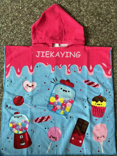 Πετσέτα μπάνιου 2023 με κουκούλα και καπέλα για παιδιά Απορροφητικό χαριτωμένο κινούμενα σχέδια Animal Full Vitality Swim Φορέστε μαγιό από μικροΐνες