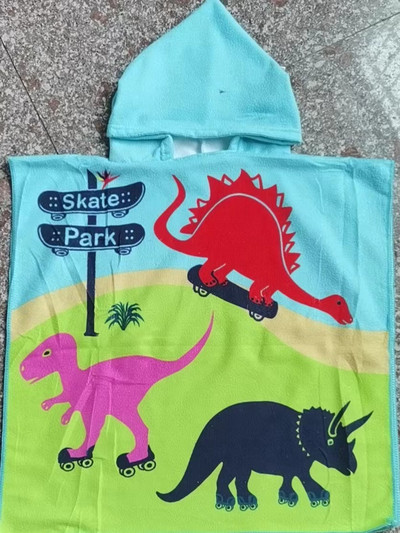 Πετσέτα μπάνιου 2023 με κουκούλα και καπέλα για παιδιά Απορροφητικό χαριτωμένο κινούμενα σχέδια Animal Full Vitality Swim Φορέστε μαγιό από μικροΐνες