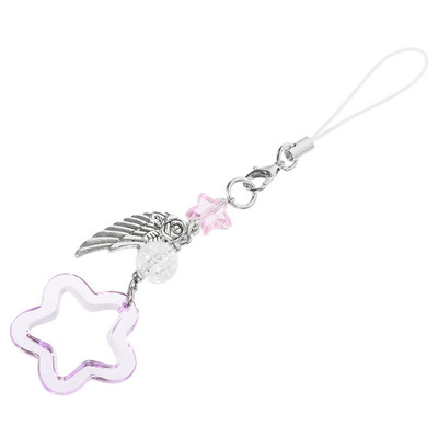 Dekoratyviniai telefono dirželiai Mobilieji pakabukai Mobiliojo telefono dirželis Mažas šviežio lydinio grandinės laikiklis, pakabinamas