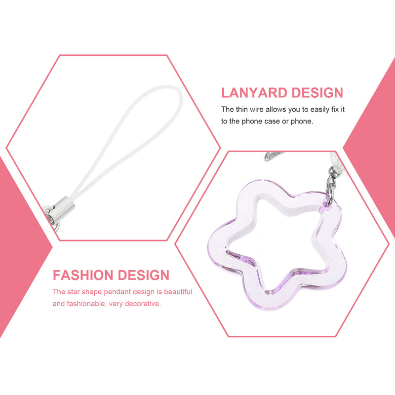 Dekoratyviniai telefono dirželiai Mobilieji pakabukai Mobiliojo telefono dirželis Mažas šviežio lydinio grandinės laikiklis, pakabinamas