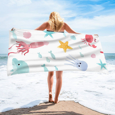 Brzo sušeći ručnik za plažu u boemskom stilu Bath od mikrovlakana Ljetni jastuk Plivanje Fitness Ručnici za kupanje Sportski bazen Ručnik za plivanje