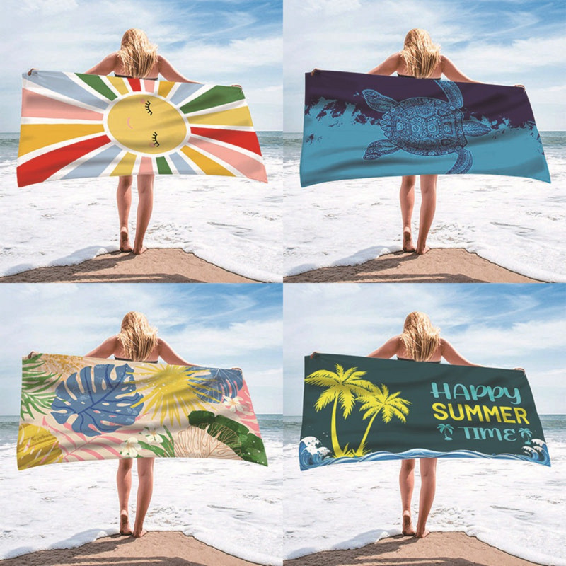 Brzo sušeći ručnik za plažu u boemskom stilu Bath od mikrovlakana Ljetni jastuk Plivanje Fitness Ručnici za kupanje Sportski bazen Ručnik za plivanje