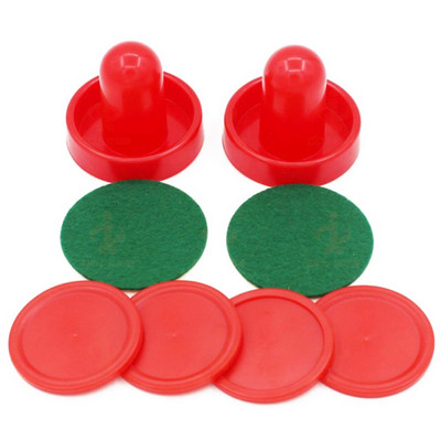 8 bucăți/set standard de împingătoare și puci de împingere de hochei pe aer din plastic pentru mese de joc Accesorii pentru portar