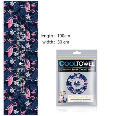 Rashladni ledeni ručnik za ljetne sportove Brzo sušeći ručnik za hlađenje koji upija znoj Prozračni ručnik za hlađenje biciklističke joge za teretanu