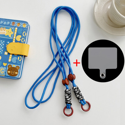 Κορδόνι χιαστί ιμάντες ώμου Μπρελόκ Μπρελόκ Ρυθμιζόμενο πλεκτό σχοινί με ανταλλακτικό μπάλωμα για αξεσουάρ κινητού τηλεφώνου