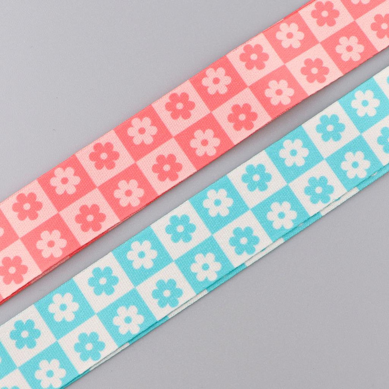 Divat virágok zsinórok kulcs nyakpánthoz kártyajelvényhez edzőterem kulcstartó kulcstartó barkács akasztókötél mobiltelefon tartozékok