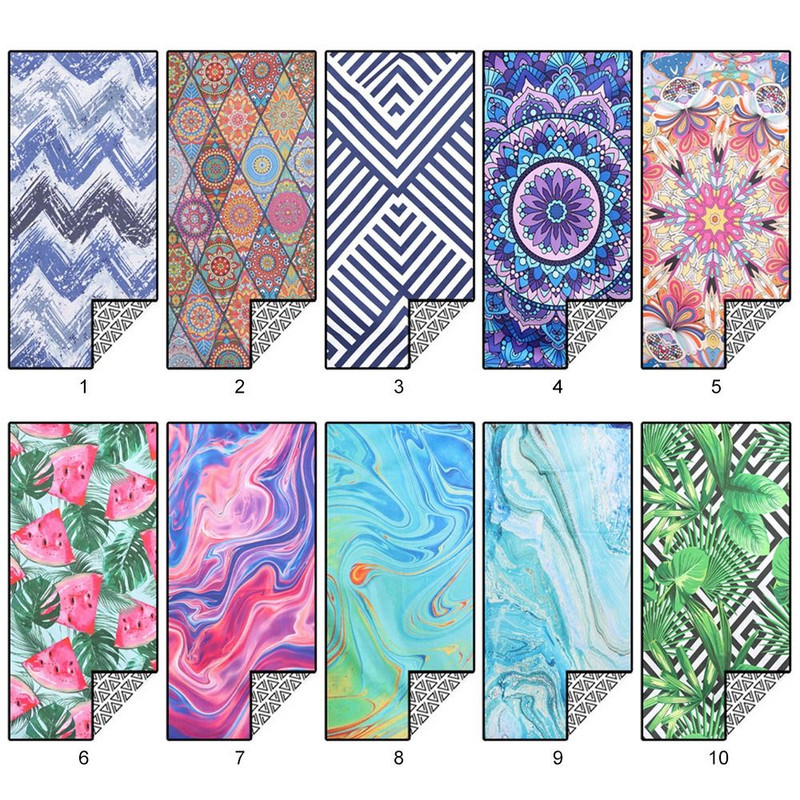 Prosop mare de plajă în stil boem pentru femei Prosop de baie catifea față-verso uscare rapidă șal pătrat Accesoriu pentru prosop de plajă pentru înot