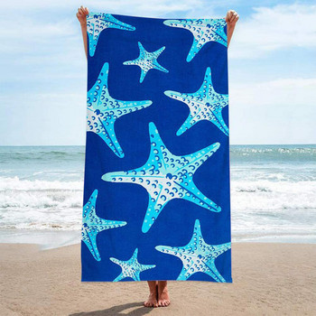 Хавлиена кърпа за къмпинг Лека докосваща се до кожата монограмна екстра голяма плажна кърпа Спортен аксесоар Хавлиена кърпа Хавлиена кърпа за плуване