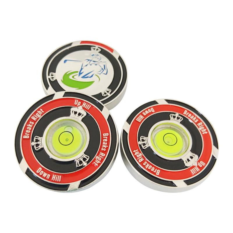 Golf sapka klip golyós jelölő zöld olvasó nagy pontosságú golf lejtőn, olvasást segítő golfkiegészítők férfiaknak, nőknek