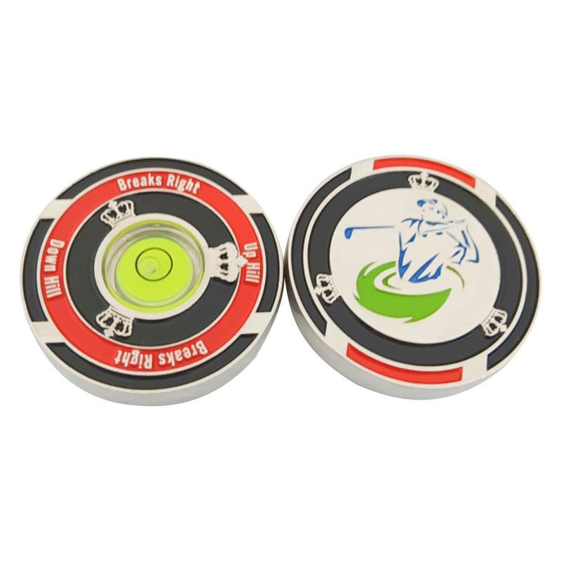 Golf sapka klip golyós jelölő zöld olvasó nagy pontosságú golf lejtőn, olvasást segítő golfkiegészítők férfiaknak, nőknek