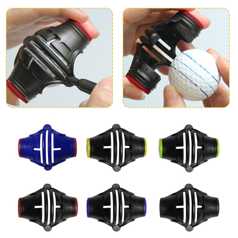 Golfo kamuoliukų žymeklis, golfo kamuoliuko išlyginimo žymėjimo įrankis, 360 laipsnių sukimosi krypties golfo žymeklis, trijų eilučių lygiavimo žymeklis