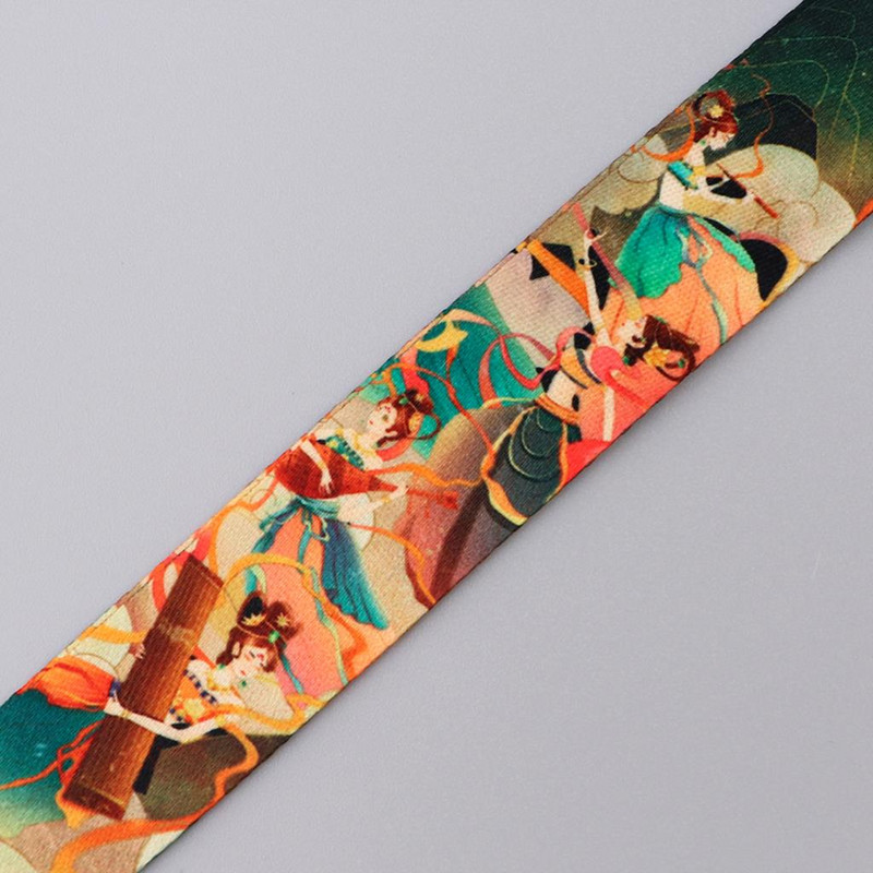 Dažykite meno diržus, skirtus rakto kakleliui, skirtą kortelių ženkleliui, sporto salė