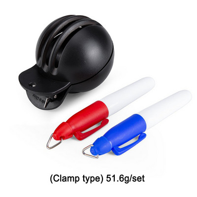 Golfipalli marker koos 2 märgistuspliiatsiga Golfi joonistamise joondusmärkide tööriist Kahepoolne märgistus kaasaskantavad treeninguvahendid välitingimustes