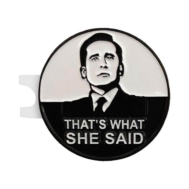 Golfo kamuoliuko žymeklis Golfo kepurės segtukas Magnetinis lydinio žymeklis golfo priedai Eksploatacijos dangteliai spaustukai golfo žymekliai vyrams moterims, dovanų pristatymas